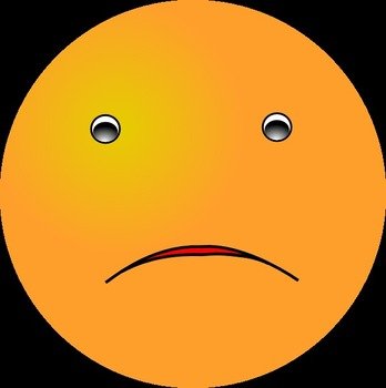 Sad Smiley Face Clip Art N19