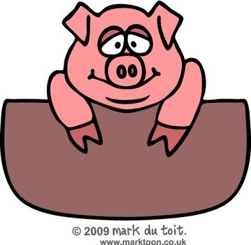Cartoon Pig Clip Art N16