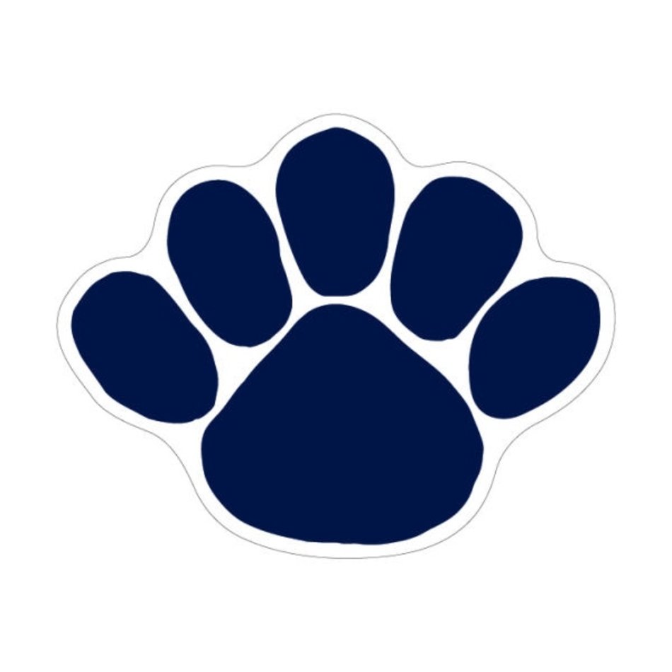Penn State Paw Print Clip Art