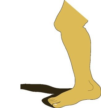 Cartoon Leg Clip Art N8 free image download