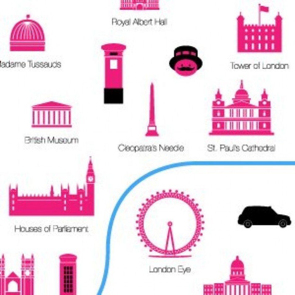 London Eye Clip Art Vector
