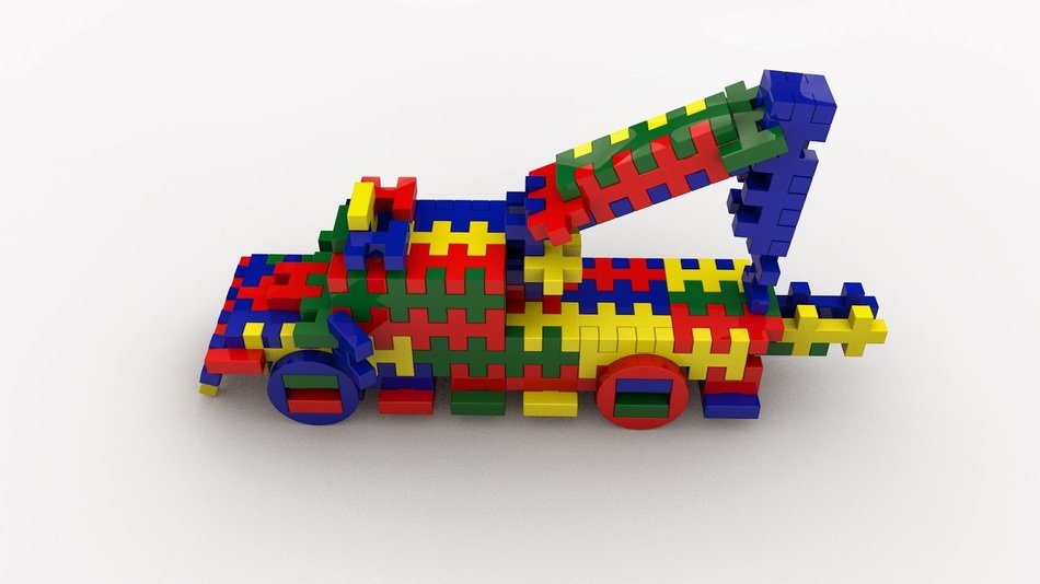 truck from the children's designer