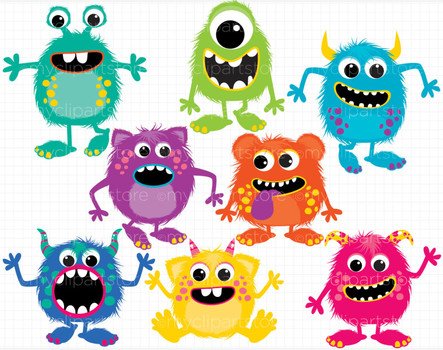 Monster Clip Art N20
