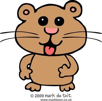Cute Cartoon Hamsters N2