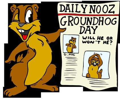 Happy Groundhog Day Clip Art N9