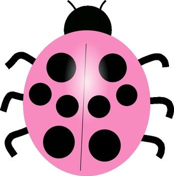Pink Ladybug Clip Art N8