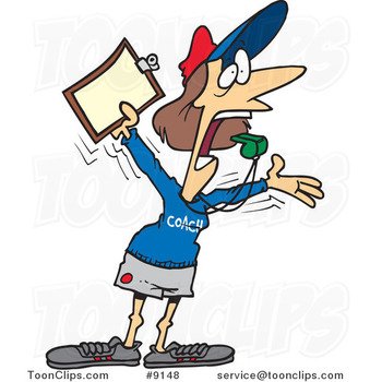 Female Coach Clip Art