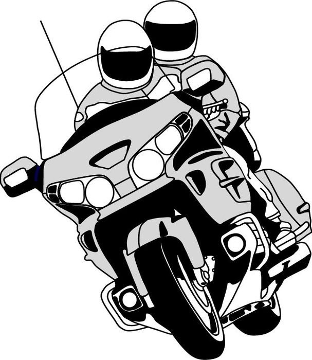 Honda Motorcycle Clip Art