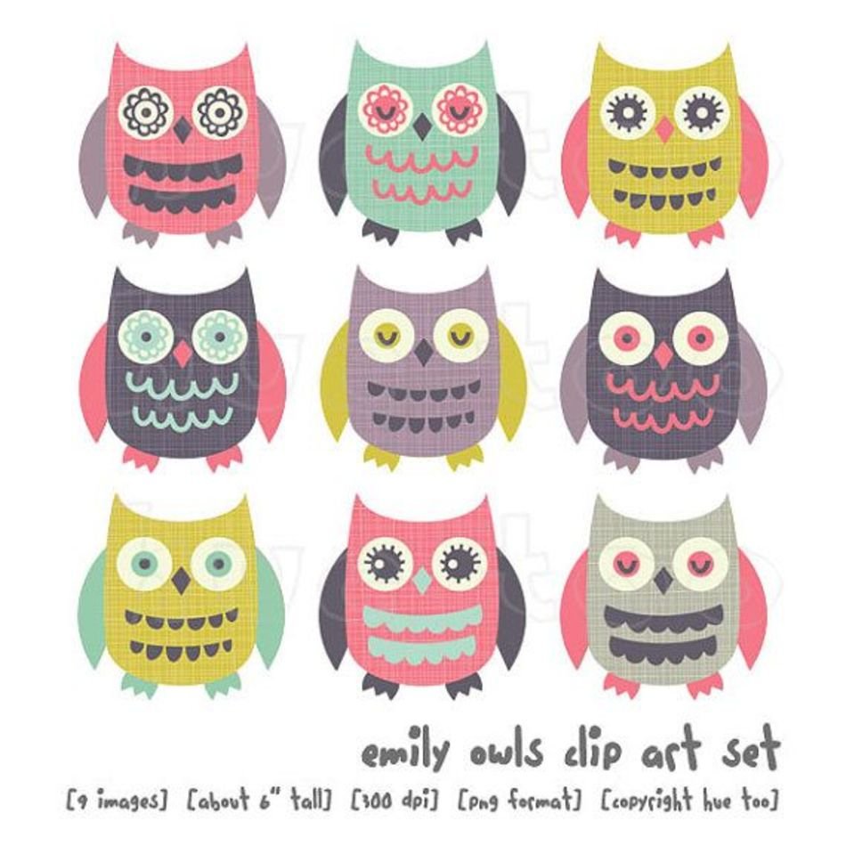 Baby Girl Owl Clip Art N2