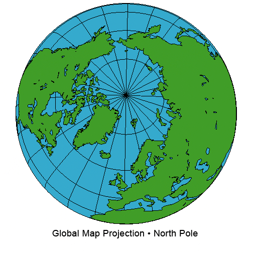 North Pole Map free image download