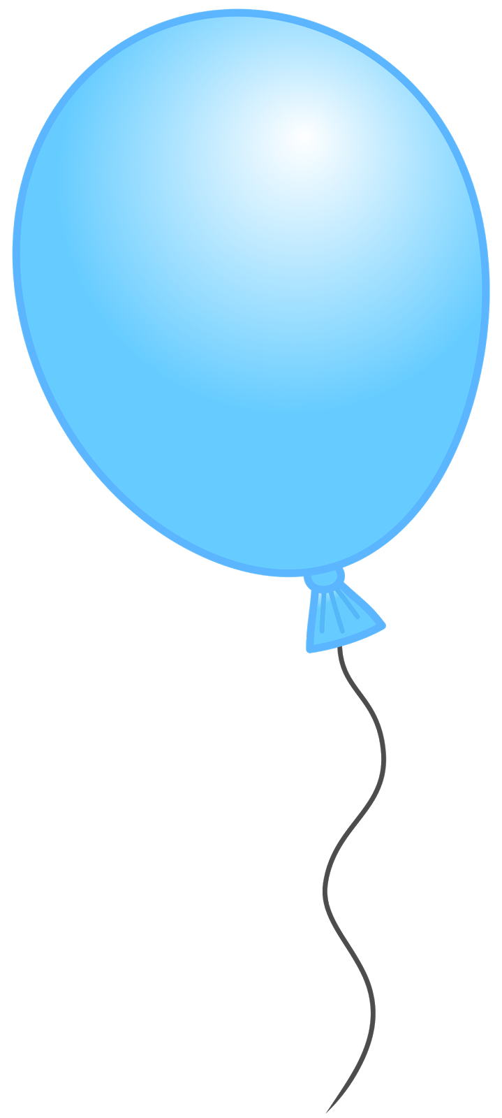 Big Blue Balloon Drawing Free Image Download