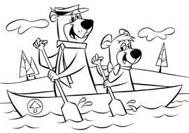 Yogi Bear Clip Art drawing