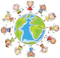 Children of Earth clipart