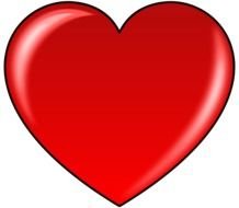 3d Red Heart drawing