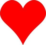 Red Heart Clip Art N28