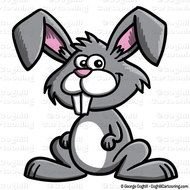 Cartoon Bunny Rabbit Clip Art N17