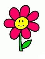 Simple Flowers drawing