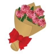 Mothers Day Flowers Clip Art drawing