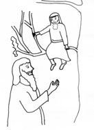 coloring pages with Bible story