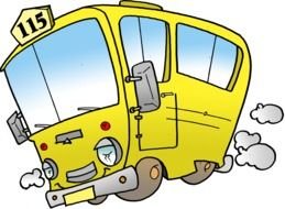Cartoon School Bus drawing