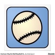 Cartoon Baseball Ball Clip Art