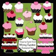 Whimsical Cupcake Clip Art
