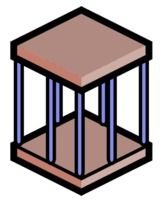 Small Cage Vector Clip Art