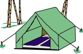 Clipart Camping drawing