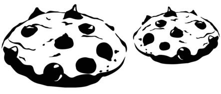 black and white dish as a graphic image
