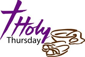 Holy Thursday as a graphic illustration