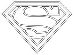 Superman Logo Coloring Pages N2