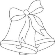 Silver Wedding Bells Clip Art N2