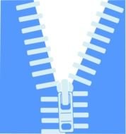 Zipper Clip Art drawing
