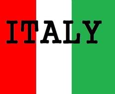 Italian Flag Clip Art N11