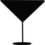 Margarita Glass Silhouette Clip Art