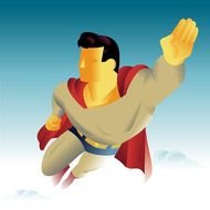 Super Hero as a illustration