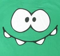 funny Green Smiley Face drawing