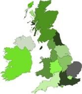 Ireland UK Map