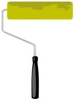 Paint green Brush drawing