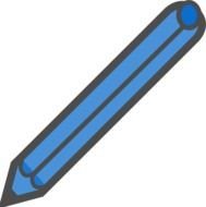 Blue Pen Clip Art