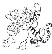 Winnie The Pooh And Friends Coloring Pages