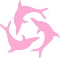 Pink Dolphin Cartoon