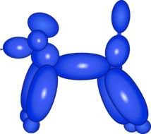 Balloon Dog Clip Art N2