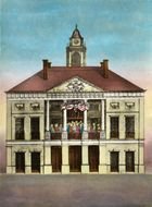 Cartoon City Hall drawing