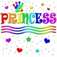 Cute Cartoon Clip Art Rainbow Princess Tiara Cut Outs