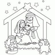 Nativity Coloring Pages N2