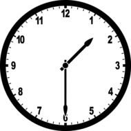 Printable Blank Clock Face N4