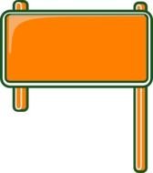 Blank Road Sign Clip Art N5