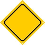 Blank Road Sign Clip Art N10