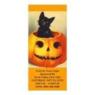 Halloween Wedding Program Chic Fun Spooky Full Color Rack Card